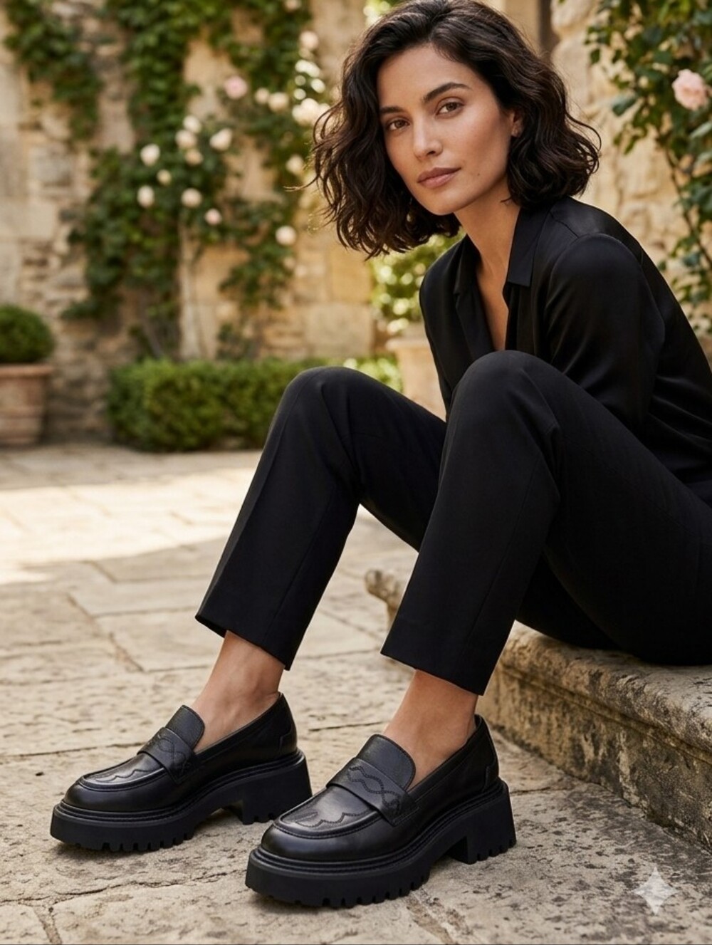 NIB Free People Darci Platform Loafer Size 7